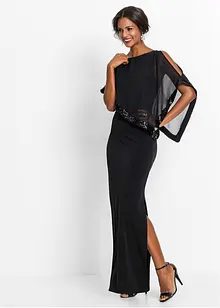 Jerseykleid mit Pailletten, bonprix Jerseykleid mit Pailletten, bonprix