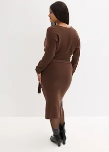 Robe pull fluide en viscose mélangée, bonprix Robe pull fluide en viscose mélangée, bonprix