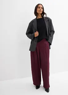 Langarmshirt aus Rippware, bonprix Langarmshirt aus Rippware, bonprix