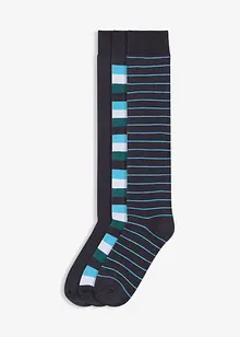 Thermo Kniestrümpfe mit weichem Innenfrottee mit Bio-Baumwolle (3er Pack), bonprix Thermo Kniestrümpfe mit weichem Innenfrottee mit Bio-Baumwolle (3er Pack), bonprix