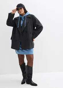 Robe molletonnée à capuche, bonprix Robe molletonnée à capuche, bonprix