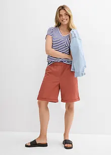 Papertouch-Bermuda aus Baumwoll-Mix, bonprix Papertouch-Bermuda aus Baumwoll-Mix, bonprix