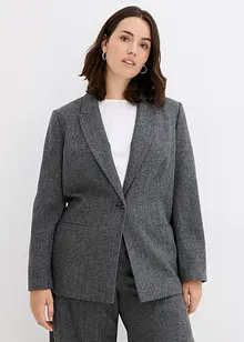 Blazer en laine à motif chevrons, bonprix Blazer en laine à motif chevrons, bonprix