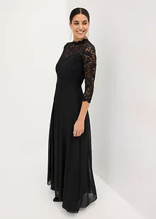 Robe longue avec dentelle, bonprix Robe longue avec dentelle, bonprix