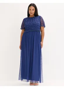 Robe longue en tulle fin avec sequins brodés, bonprix Robe longue en tulle fin avec sequins brodés, bonprix
