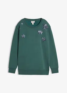 Sweat-shirt en coton mélangé, bonprix Sweat-shirt en coton mélangé, bonprix