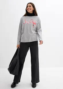 Langarmshirt aus reiner Bio-Baumwolle, bonprix Langarmshirt aus reiner Bio-Baumwolle, bonprix