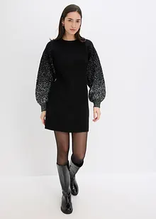 Strickkleid mit Glitzer-Effekt, bonprix Strickkleid mit Glitzer-Effekt, bonprix