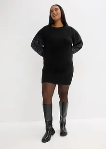 Robe en maille, effet brillant, bonprix Robe en maille, effet brillant, bonprix