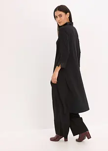 Chemisier en jersey à empiècements en satin, bonprix Chemisier en jersey à empiècements en satin, bonprix