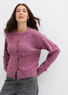 Feinstrickjacke mit Schleifen, bonprix Feinstrickjacke mit Schleifen, bonprix
