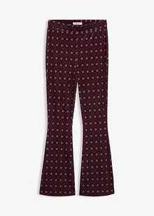Legging évasé en velours doux, bonprix Legging évasé en velours doux, bonprix