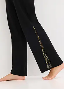 Pyjama mit zarter Glitzerspitze, bonprix Pyjama mit zarter Glitzerspitze, bonprix