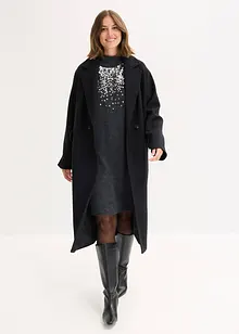 Strickkleid mit Pailletten-Applikation, bonprix Strickkleid mit Pailletten-Applikation, bonprix