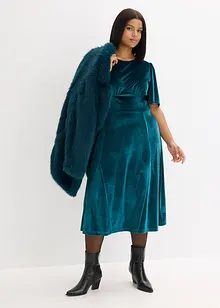 Midikleid aus softem Samt, bonprix Midikleid aus softem Samt, bonprix