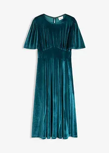 Robe midi en velours doux, bonprix Robe midi en velours doux, bonprix
