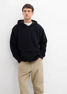 Teddyfleece-Sweatshirt mit Baumwollfutter, Loose Fit, bonprix Teddyfleece-Sweatshirt mit Baumwollfutter, Loose Fit, bonprix