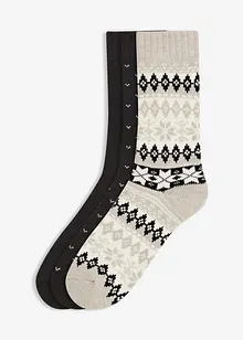 Thermo Socken mit weichem Innenfrottee (3er Pack), bonprix Thermo Socken mit weichem Innenfrottee (3er Pack), bonprix