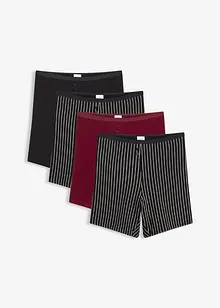 Damen Taillen Boxer mit längerem Bein (4er Pack), bonprix Damen Taillen Boxer mit längerem Bein (4er Pack), bonprix