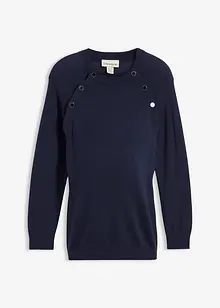 2-in-1 Umstands- und Stillpullover aus reiner Bio-Baumwolle, bonprix 2-in-1 Umstands- und Stillpullover aus reiner Bio-Baumwolle, bonprix