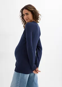 2-in-1 Umstands- und Stillpullover aus reiner Bio-Baumwolle, bonprix 2-in-1 Umstands- und Stillpullover aus reiner Bio-Baumwolle, bonprix