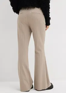 Pantalon flare fluide en viscose mélangée, bonprix Pantalon flare fluide en viscose mélangée, bonprix