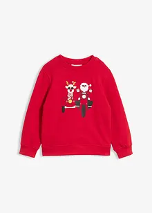 Sweatshirt mit Weihnachtsmotiv aus reiner Bio-Baumwolle, bonprix Sweatshirt mit Weihnachtsmotiv aus reiner Bio-Baumwolle, bonprix