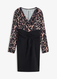Robe courte et ajustée avec décolleté plongeant, bonprix Robe courte et ajustée avec décolleté plongeant, bonprix