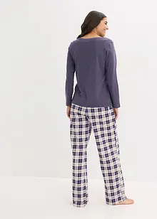 Pyjama mit Flanellhose, bonprix Pyjama mit Flanellhose, bonprix