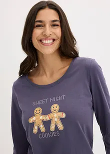 Pyjama mit Flanellhose, bonprix Pyjama mit Flanellhose, bonprix