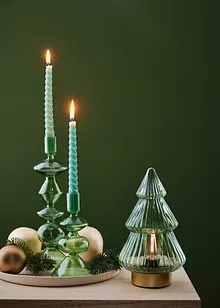 Lot de 6 bougies torsadées, bonprix Lot de 6 bougies torsadées, bonprix