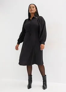 Midikleid mit Perlen Applikation, bonprix Midikleid mit Perlen Applikation, bonprix