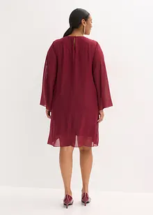 Robe en crêpe à col orné de strass, bonprix Robe en crêpe à col orné de strass, bonprix