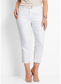 Jean extensible longueur 7/8 avec broderie, bpc selection premium Jean extensible longueur 7/8 avec broderie, bpc selection premium