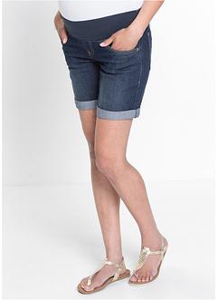 Short en jean de grossesse avec bandeau taille basse, bpc bonprix collection Short en jean de grossesse avec bandeau taille basse, bpc bonprix collection