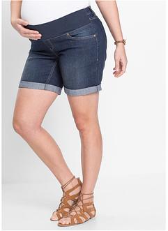 Short en jean de grossesse avec bandeau taille basse, bpc bonprix collection Short en jean de grossesse avec bandeau taille basse, bpc bonprix collection