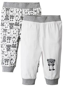 Lot de 2 pantalons bébé en jersey coton bio, bpc bonprix collection Lot de 2 pantalons bébé en jersey coton bio, bpc bonprix collection