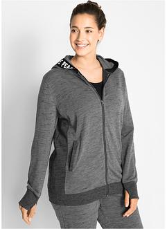Veste sweat légère avec détails élastiques, manches longues, bpc bonprix collection Veste sweat légère avec détails élastiques, manches longues, bpc bonprix collection
