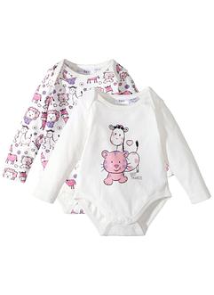 Lot de 2 bodies à manches longues en coton bio, bpc bonprix collection Lot de 2 bodies à manches longues en coton bio, bpc bonprix collection