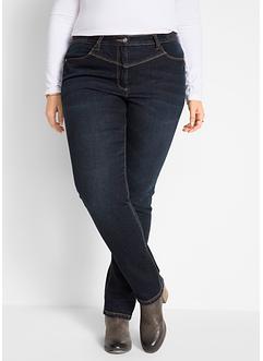 Figurformende Jeans mit seitlichem Ripp-Einsatz, bpc bonprix collection Figurformende Jeans mit seitlichem Ripp-Einsatz, bpc bonprix collection