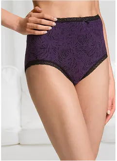 Lot de 5 slips taille haute, bonprix Lot de 5 slips taille haute, bonprix