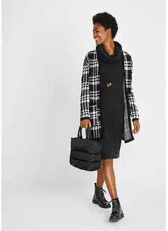Strickkleid mit Schalkragen, bonprix Strickkleid mit Schalkragen, bonprix