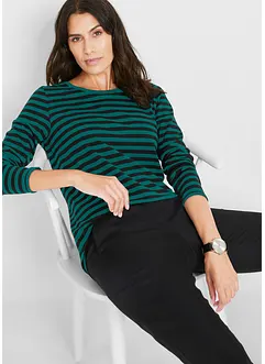 T-shirt manches longues en coton extensible, bonprix T-shirt manches longues en coton extensible, bonprix