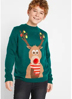 Pull de Noël garçon, bonprix Pull de Noël garçon, bonprix