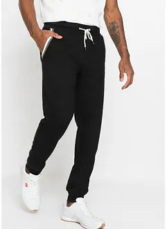 Jogginghose mit Kontrastdetails aus reiner Baumwolle, bonprix Jogginghose mit Kontrastdetails aus reiner Baumwolle, bonprix