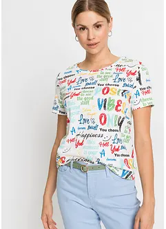 T-shirt doux en viscose mélangée, bonprix T-shirt doux en viscose mélangée, bonprix
