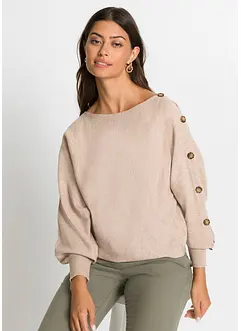 Pull à boutons, bonprix Pull à boutons, bonprix