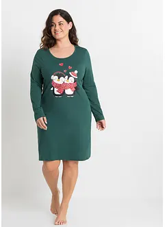 Nachthemd aus reiner Bio-Baumwolle, bonprix Nachthemd aus reiner Bio-Baumwolle, bonprix