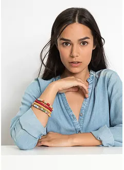 Lot de 4 bracelets, bonprix Lot de 4 bracelets, bonprix