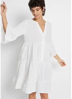 Tunika-Kleid aus reiner Baumwolle, bonprix Tunika-Kleid aus reiner Baumwolle, bonprix